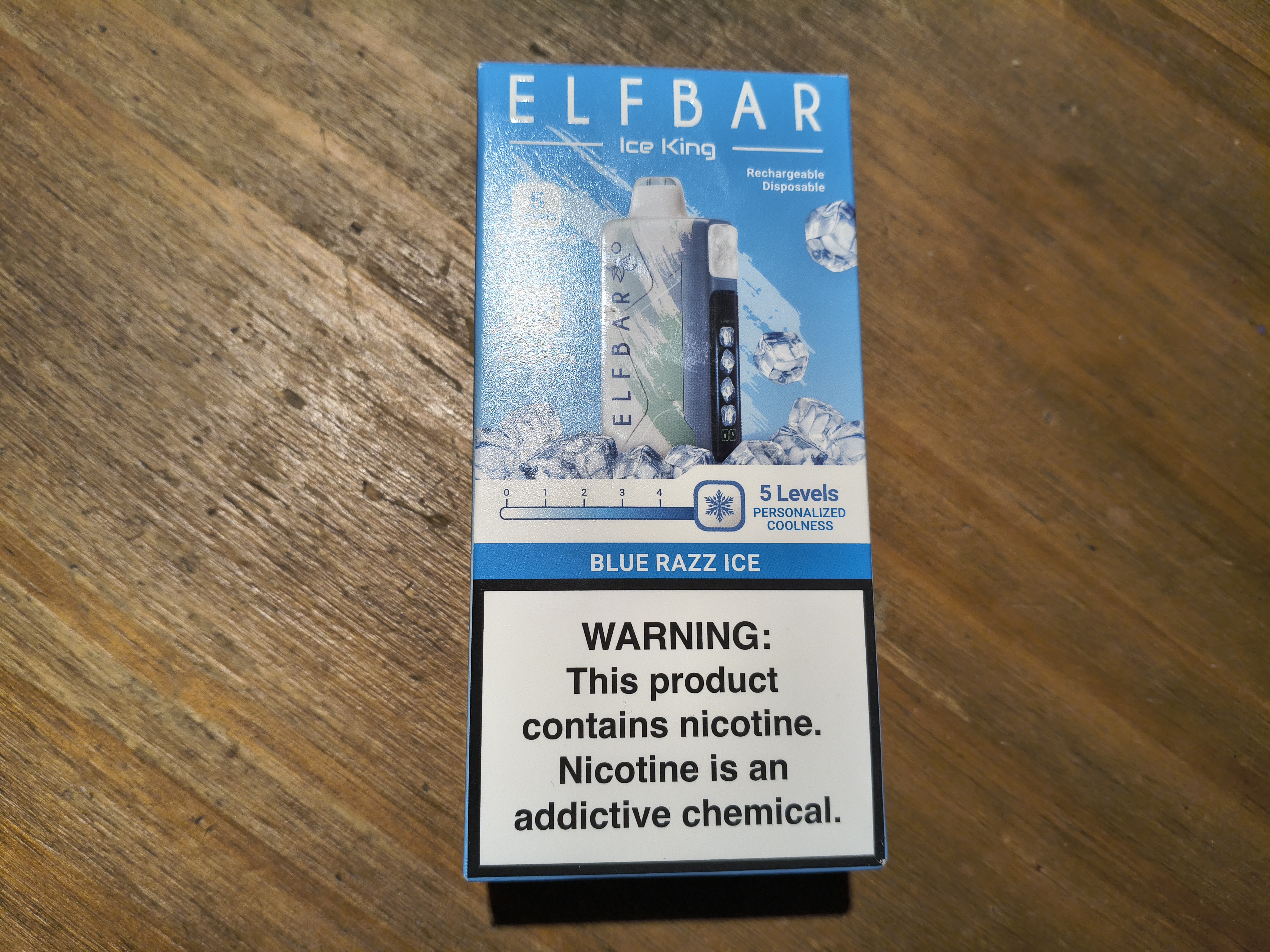 Vaper ElfBar Ice King Blue Razz Ice