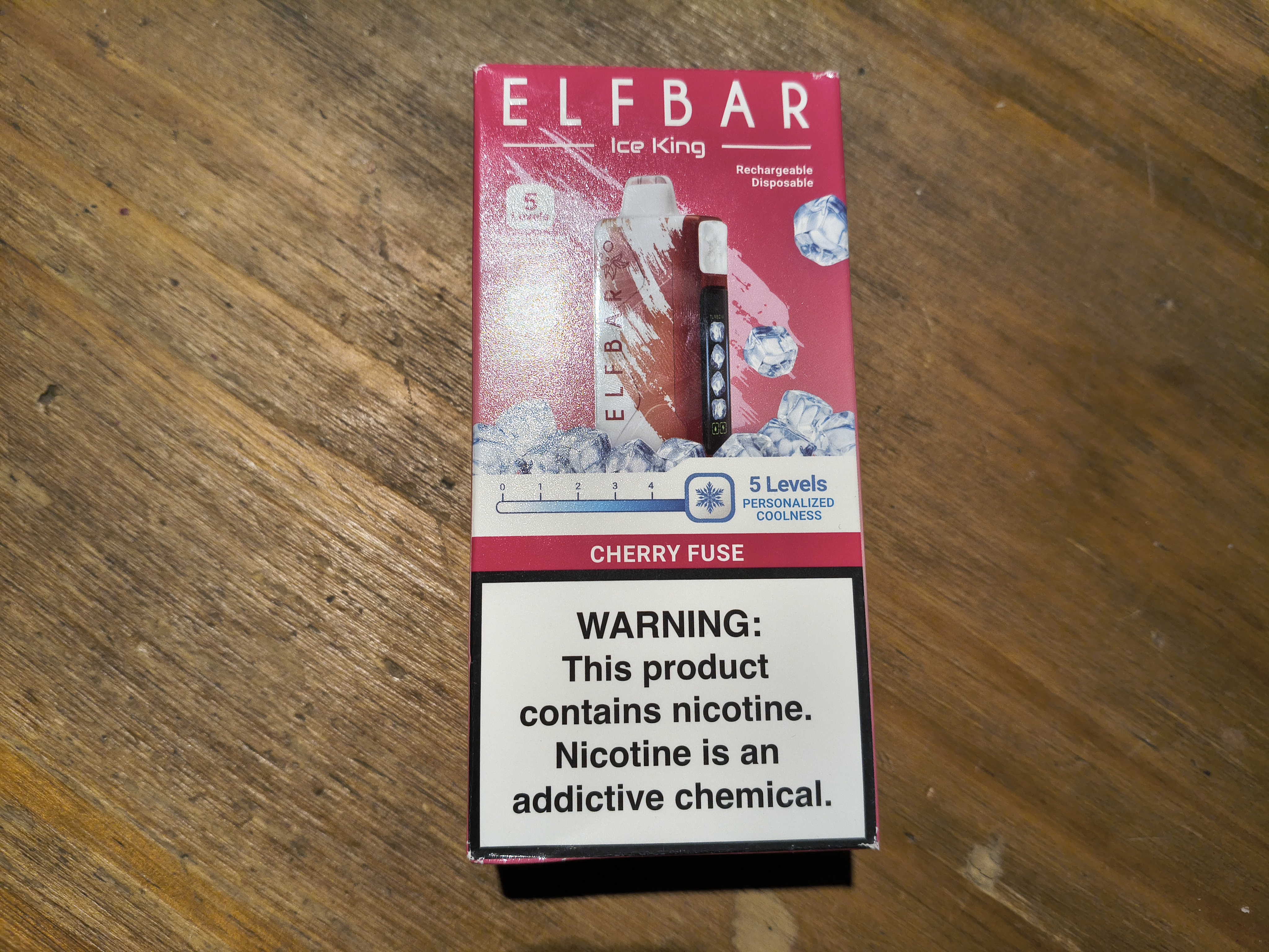 Vaper ElfBar Ice King Cherry Fuse